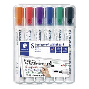 Staedtler WB Marker Lumocolor, okrągły, 2 mm, zestaw (6)